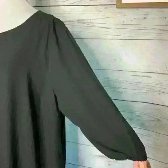 nwt beige eci plaid ruffle dress 4 - Picture 13 of 14